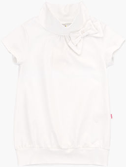 Футболка для девочки модная стильная праздник подарок UD 0667 белый - Mini maxi фото 9