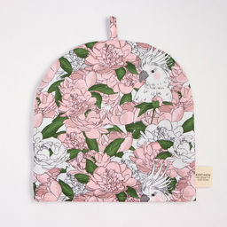 Грелка Этель Попугай 28х28 см, 80% хл, 20% пэ, сатин 110 г/м2  фото 2