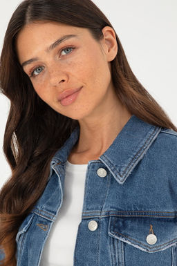 Женская синяя джинсовая рубашка Неожиданная скидка в корзине - U.s. polo assn фото 2