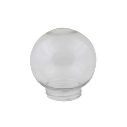 UFP-R150A CLEAR Рассеиватель в форме шара для садово-парковых светильников. Диаметр - 150 мм. Тип соединения с крепежным элементом - резьбовой. Материал САН-пластик. Цвет - прозрачный. Упаковка - 16 шт. в групповой картонной коробке.