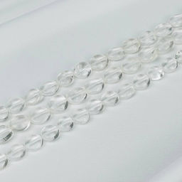 Бусины для украшений из Горного Хрусталя (галтовка) 40 см