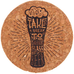 Подставка под кружку 9 см "Бокал пива"