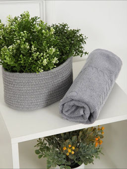 Полотенце махровое Ручки р.35*60 Серый