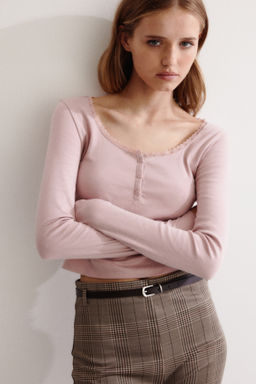 Top con escote en U - H&m фото 6