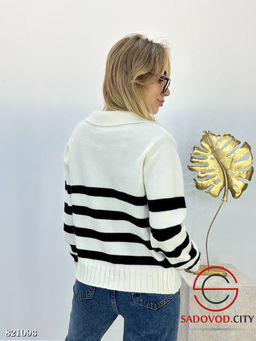 Свитер женский в полоску - Bruno фото 4