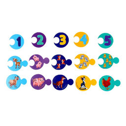 Пазлы Мама, малыш и счёт - Лесная мастерская фото 3