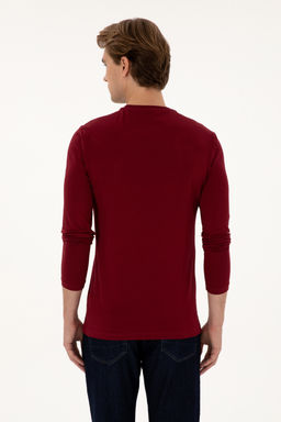 Erkek Bordo Basic Sweatshirt Sepette S_rpriz _ndirim - U.s. polo assn фото 12