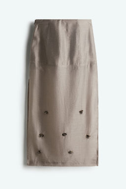 Falda transparente con detalles decorativos - H&m фото 2