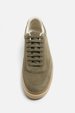 CASUAL LEATHER SNEAKERS - Zara фото 15