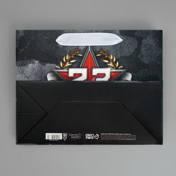 Пакет ламинированный вертикальный 23 февраля, MS 23 х 18 х 10 см - Дарите счастье фото 15