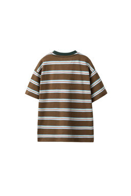 CAMISETA ESTAMPADA RAYAS / Marr?n - Zara фото 8