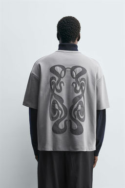 CONTRAST PATCH T-SHIRT - Zara фото 3