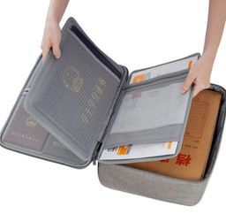 Органайзер для документов А4 (2 вставки) Серый