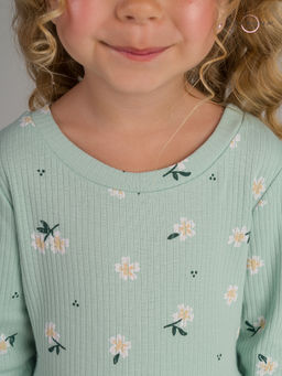 Платье Элла мятный букетик