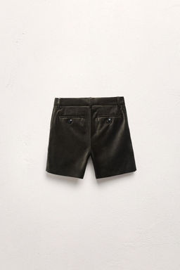 AGES 6-10 / LIMITED EDITION VELVET BERMUDA SHORTS - Zara фото 2