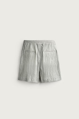 BERMUDA RELAXED FIT RELIEVE / Gris claro - Zara фото 8
