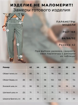 VALENTINA Брюки Дженис №2  фото 11
