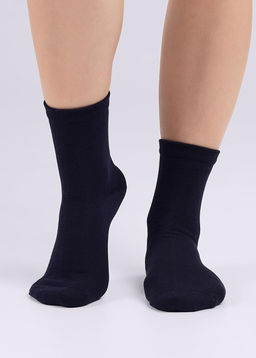 CLES Носки жен.L1000 market line хл+эл т.синий - Clever wear фото 3