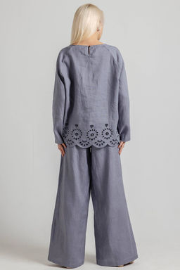 Брюки женские Б360809/02/Джинсовый