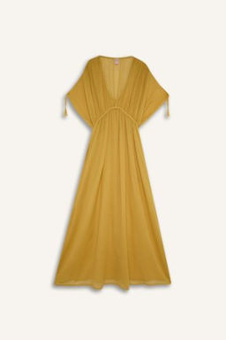 Fall in Love Regular Fit Pamuklu Plaj Elbisesi