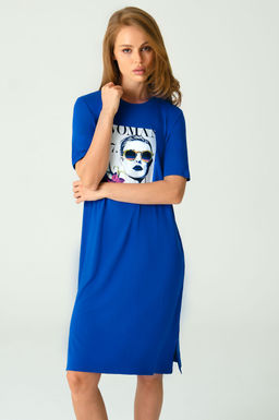 Арт. 8608 Туника женская 42-50 (5 шт) Цвет:коралловый - Калинка фото 29