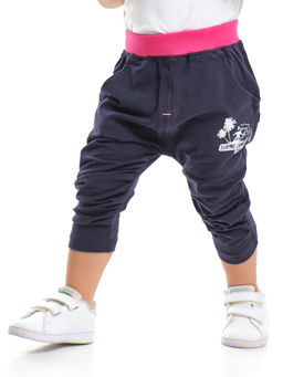 Бриджи с принтом UD 1789 синий