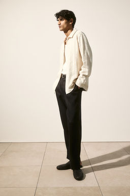 Camisa de punto con estampado calado Regular Fit - H&m фото 3
