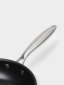 Сковорода 3Ply Hanna Knövell, d=24 см, h=5 см, толщина 2.2 мм, индукция, антипригарное покрытие, нержавеющая сталь