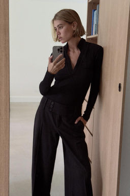 STRAIGHT FIT TROUSERS - Zara фото 2