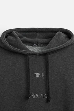 FADED PRINT HOODIE - Zara фото 8