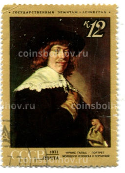 Марка Франс Гальс Портрет молодого человека с перчаткой