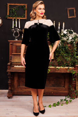 Платье Мода Юрс 2874-Р черный - Mira fashion фото 10