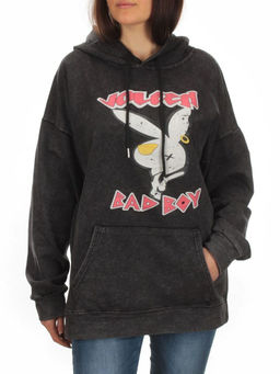 88012 DK. GRAY Худи женское (100% хлопок) - Фабричный китай фото 6