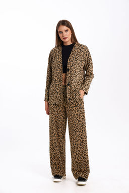 Костюм KaVari 8011 бежевый принт леопард