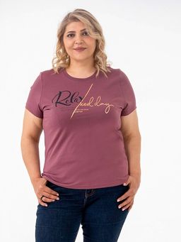 CRB wear/FSLW 60179-32 Футболка женская,коричнево-бордовый/Ex.Cherubino