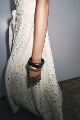 ZW COLLECTION EMBROIDERED SHIRT DRESS - Zara фото 3