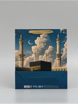 Цена за 2 шт. Пакет подарочный, упаковка «Рамадан», M, 25.5 × 30 × 9 см