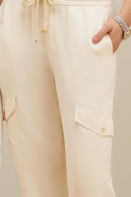 Женские спортивные брюки кремового цвета - U.s. polo assn фото 3