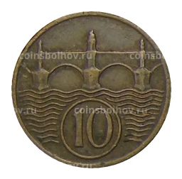 10 геллеров 1938 года Чехословакия