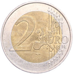 Монета 2 евро 2002 года J Германия