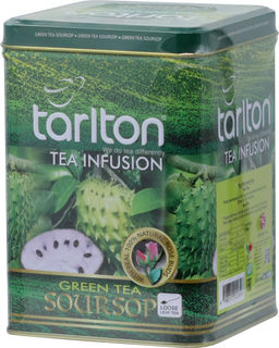 TARLTON. Tea Infusion. Soursop Green tea 250 гр. жест.банка