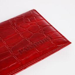 Обложка для паспорта, красная