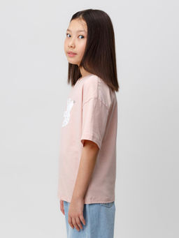 КР 301987-1/дымчатая роза фуфайка (футболка) для дев