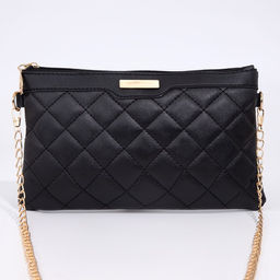 Сумка-клатч на молнии, цвет чёрный