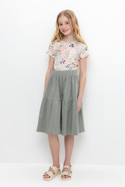 Crockid _ КР 7131/1/зеленый чай к373 юбка для дев  фото 3