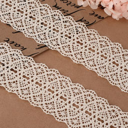 Кружево вязаное, 45 мм, 10±1 м, бежевое