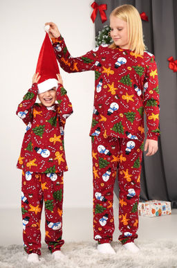 Детская новогодняя пижама Happyfox