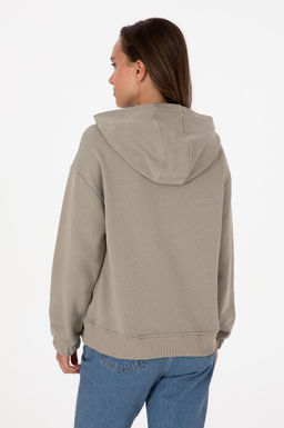 Kad_n A__k Haki Sweatshirt Sepette S_rpriz _ndirim - U.s. polo assn фото 5
