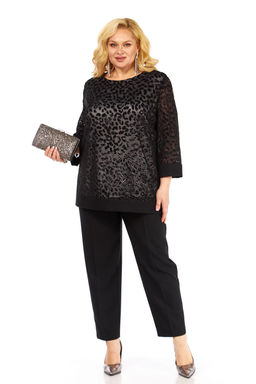 Костюм Элль стиль 2435 черный  фото 6