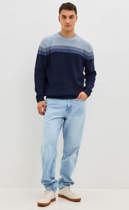 Джемпер F521-15193 d.blue